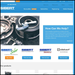 Screen shot of the Sibart Ltd website.