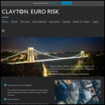 Screen shot of the Clayton Executive Ltd website.