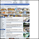 Screen shot of the Executive Catering & Coach Service website.
