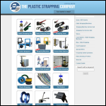 Screen shot of the Plastic Strapping Company Ltd website.