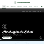 Screen shot of the Hinchingbrooke School website.
