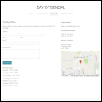 Screen shot of the Bay of Bengal Ltd website.
