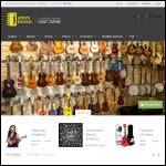 Screen shot of the Touchstone Music Uk Ltd website.