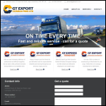 Screen shot of the Gt Export Consulting Ltd website.