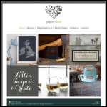 Screen shot of the Pepperblack Ltd website.
