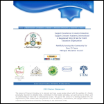 Screen shot of the The Crescent Academy website.