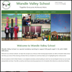 Screen shot of the Wandle Valley School website.