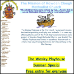 Screen shot of the The Wesley Playhouse Ltd website.
