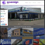 Screen shot of the Sovereign Corporate Imaging website.