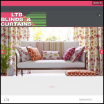 Screen shot of the Ltb Blinds & Curtains Ltd website.