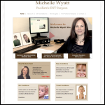 Screen shot of the Miss Michelle Wyatt Ltd website.
