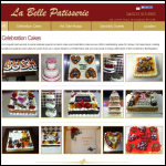 Screen shot of the Sumptuous Cakes Ltd website.