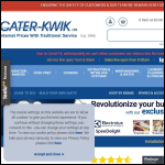 Screen shot of the Cater-Kwik Ltd website.