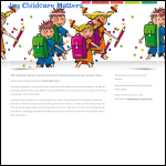 Screen shot of the All Childcare Matters Ltd website.