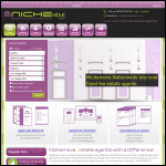 Screen shot of the Niche Lettings Ltd website.