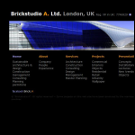 Screen shot of the Brickstudio.A Ltd website.