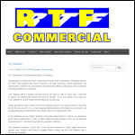 Screen shot of the Rtf Commercial Ltd website.