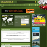 Screen shot of the Casino Tours Abroad Ltd website.
