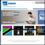 Screen shot of the Ebara Pumps UK Ltd website.