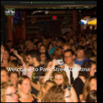 Screen shot of the Park Street Entertainment Ltd website.