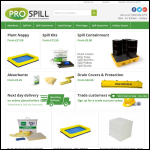 Screen shot of the Pro Spill website.
