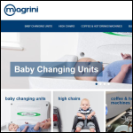 Screen shot of the Magrini Ltd website.