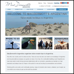 Screen shot of the Macdermott's Argentina Ltd website.