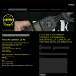 Screen shot of the Adams Metal Detectors Ltd website.