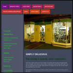Screen shot of the Delicious Media Ltd website.