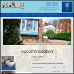 Screen shot of the The Poplars Lincoln Ltd website.