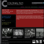 Screen shot of the Film Archives Uk website.