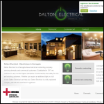 Screen shot of the Dalton Electrical Yorkshire Ltd website.