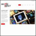 Screen shot of the Second Impact Games Ltd website.