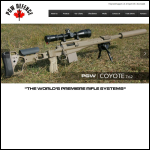 Screen shot of the Pgw Defence Ltd website.
