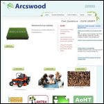 Screen shot of the Arcswood C.I.C website.