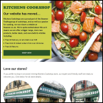 Screen shot of the Online Kitchenware Ltd website.