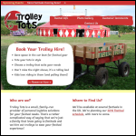 Screen shot of the Trolley Tots Ltd website.