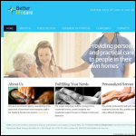 Screen shot of the Better Life Care Ltd website.