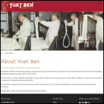 Screen shot of the Yuet Ben Ltd website.