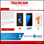 Screen shot of the Talican Ltd website.