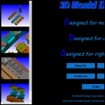 Screen shot of the 3D Mould Design website.