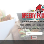 Screen shot of the Speedy Food Service Ltd website.