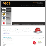 Screen shot of the Gcs Gutter Cleaning Specialists Ltd website.