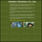 Screen shot of the Roeme Trading Co. Ltd website.
