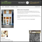 Screen shot of the Willow Hair Consultants Ltd website.