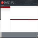 Screen shot of the Marathon Travel Ltd website.