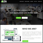 Screen shot of the Zink Technologies Ltd website.