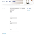 Screen shot of the Quick Pay Solutions Ltd website.