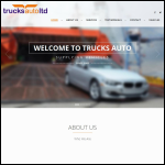 Screen shot of the Trucks Auto Ltd website.