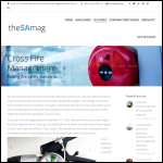 Screen shot of the Cross Fire Safety Ltd website.